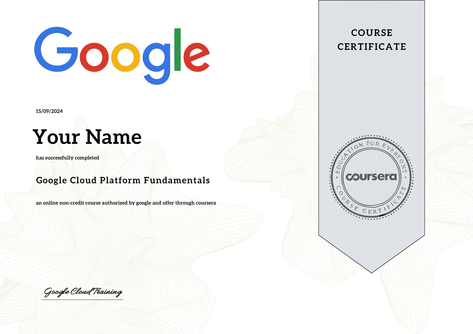 google certificate digital moodie